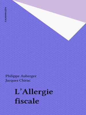 cover image of L'Allergie fiscale